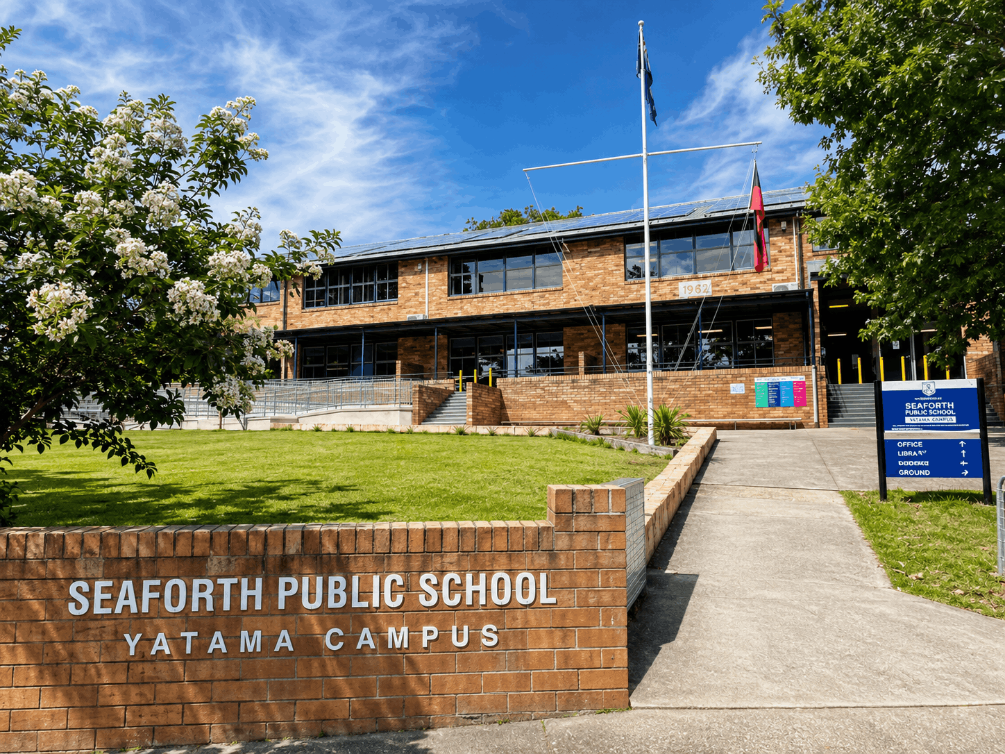 Seaforth Public School Yatama Campus entrance in Seaforth, NSW